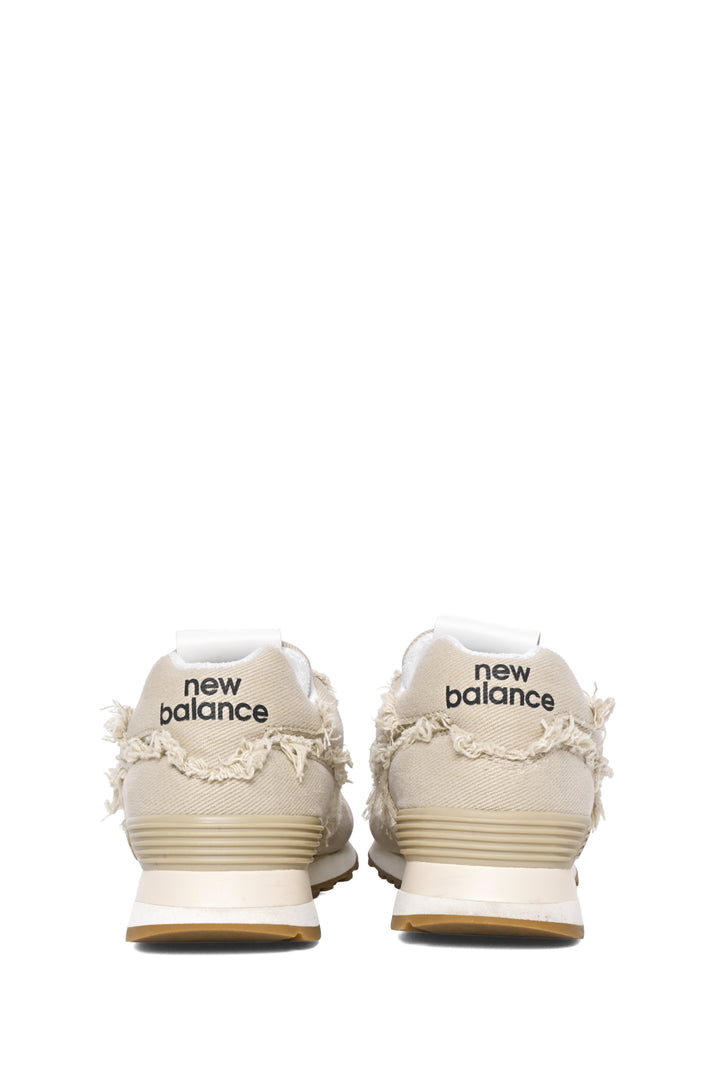 Miu Miu x New Balance Size 36.5 Distressed Denim Sneaker