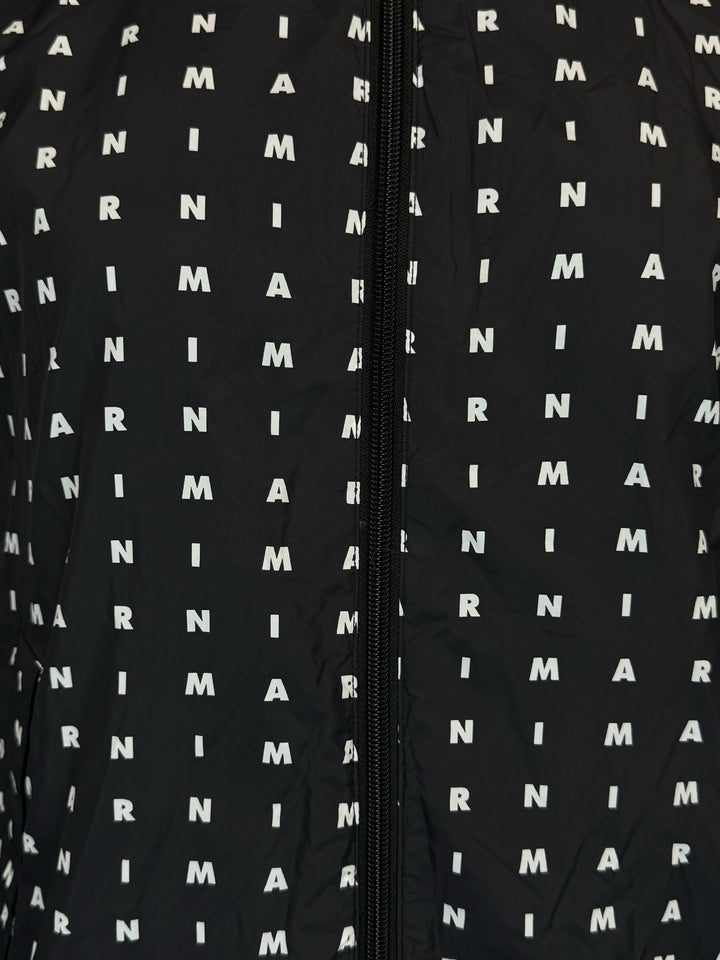 Marni Size XS All Over Logo Nylon Jacket