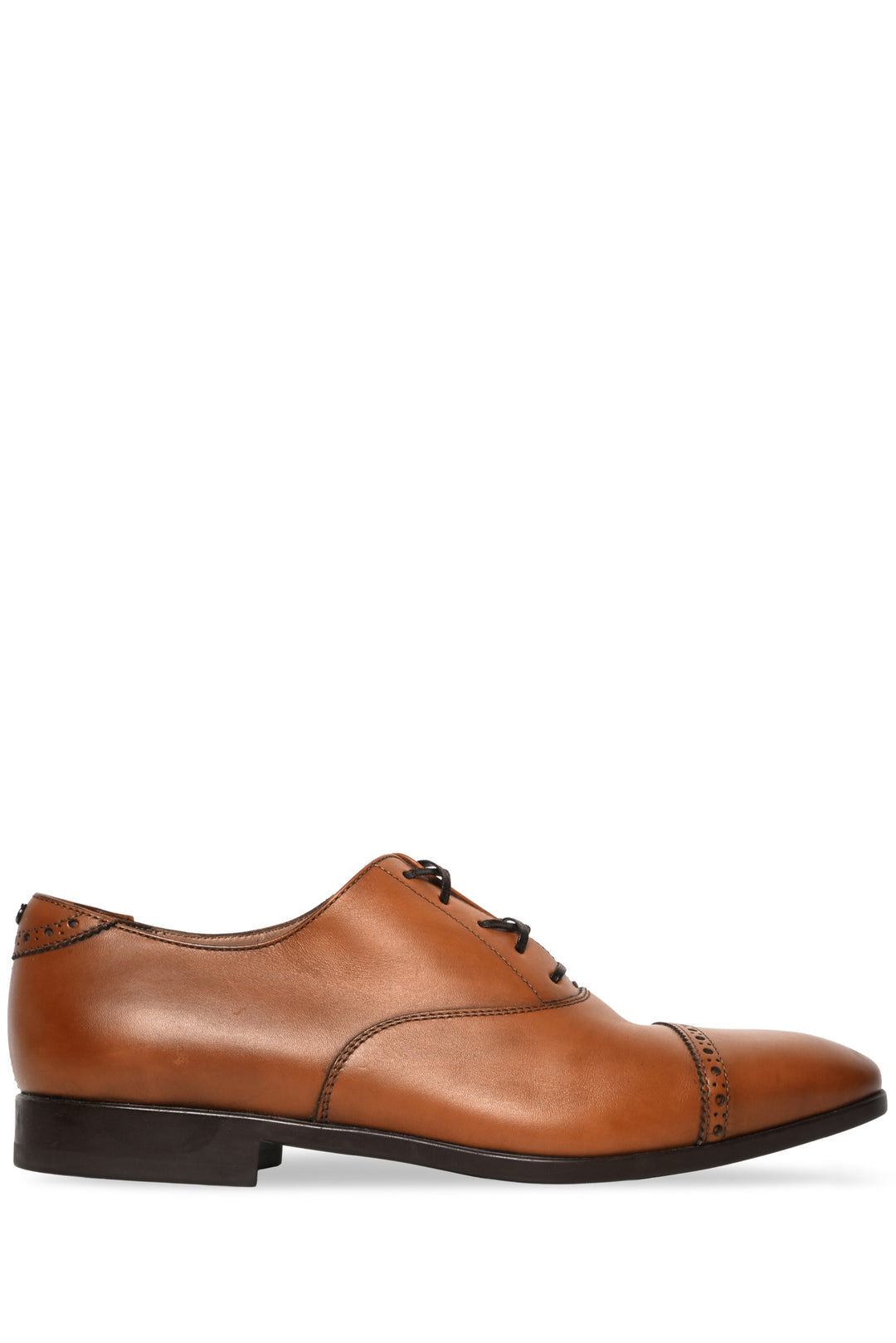 Salvatore Ferragamo Size 9 Men's Boston Ambre Cap-Toe Oxfords