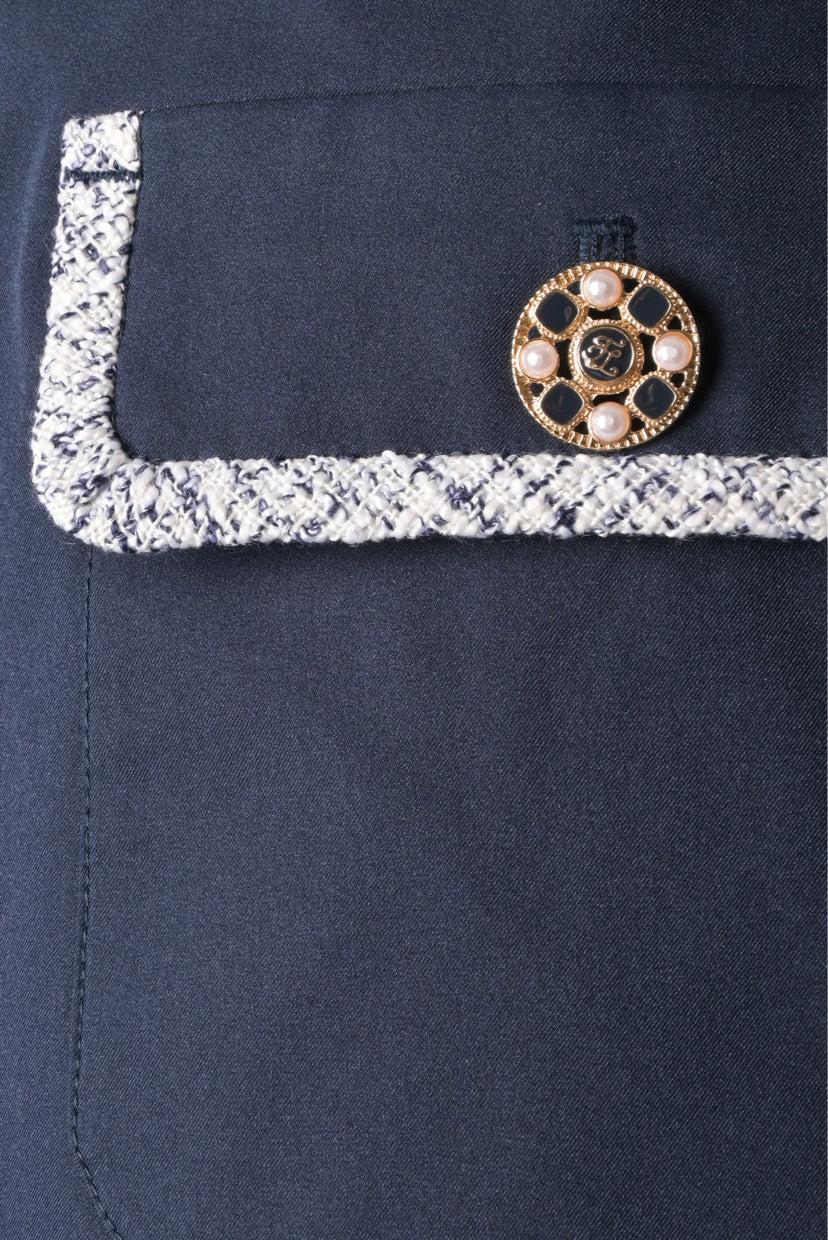 Fair Lady Size S Tweed Tape A-line Skort