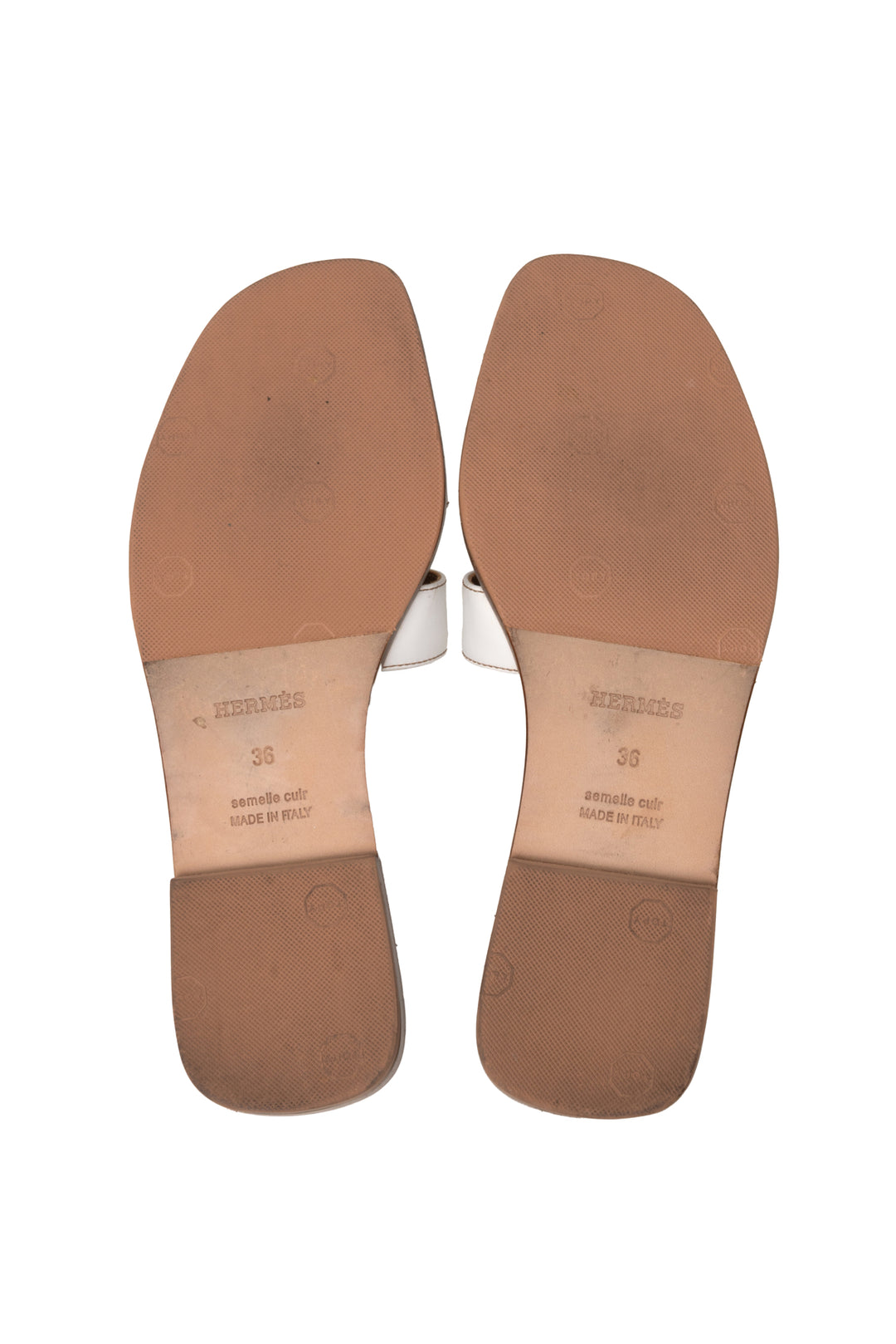 Hermes Size 35 Oran Sandals