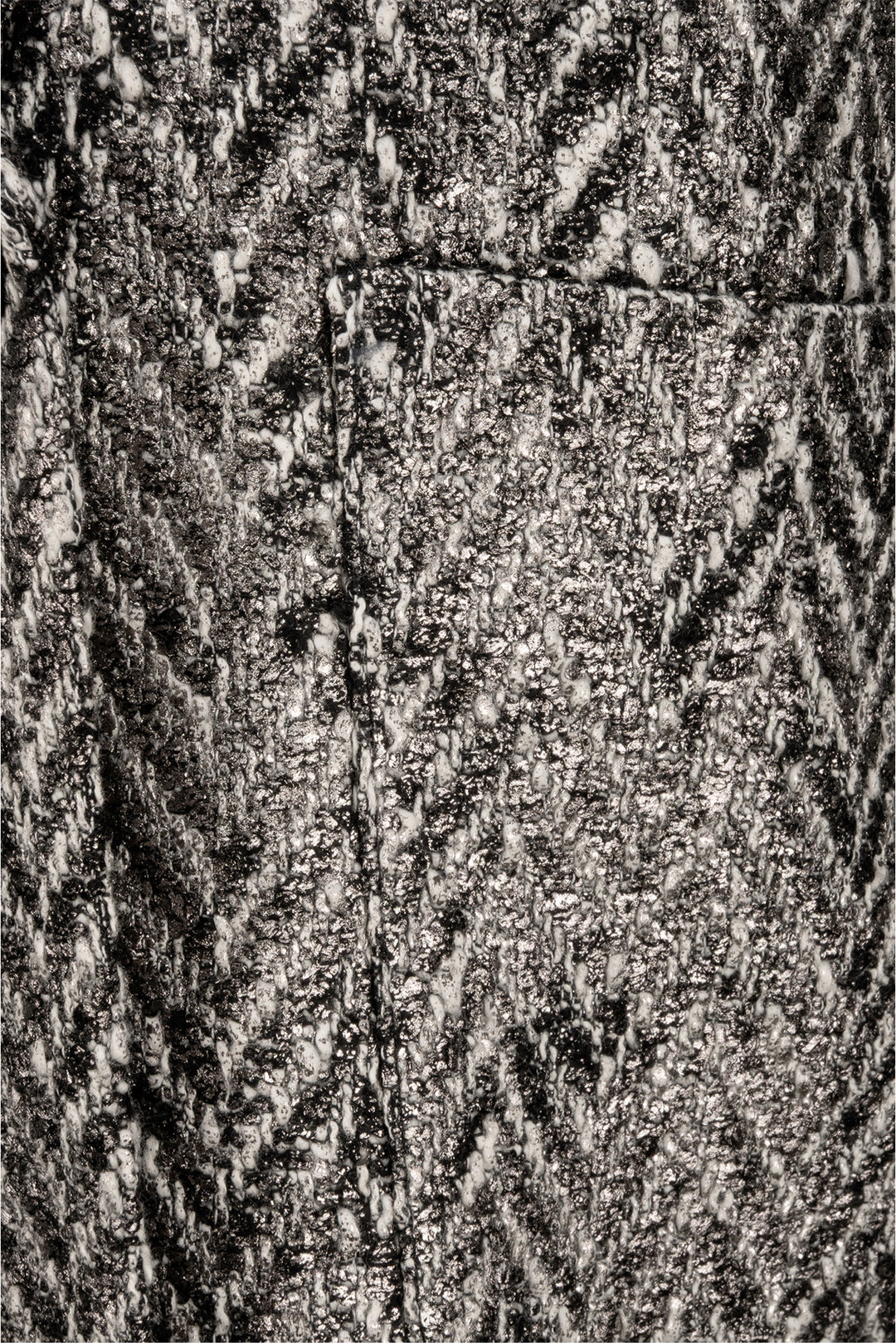 Smythe Size L Pewter Herringbone Duster Coat