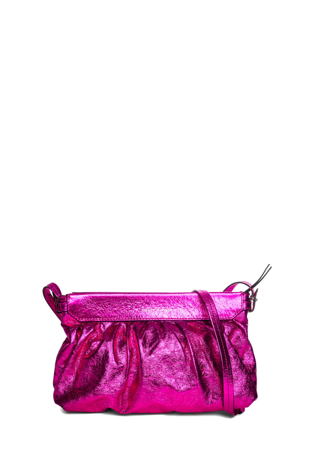 Isabel Marant Luzes Metallic Leather Clutch Bag