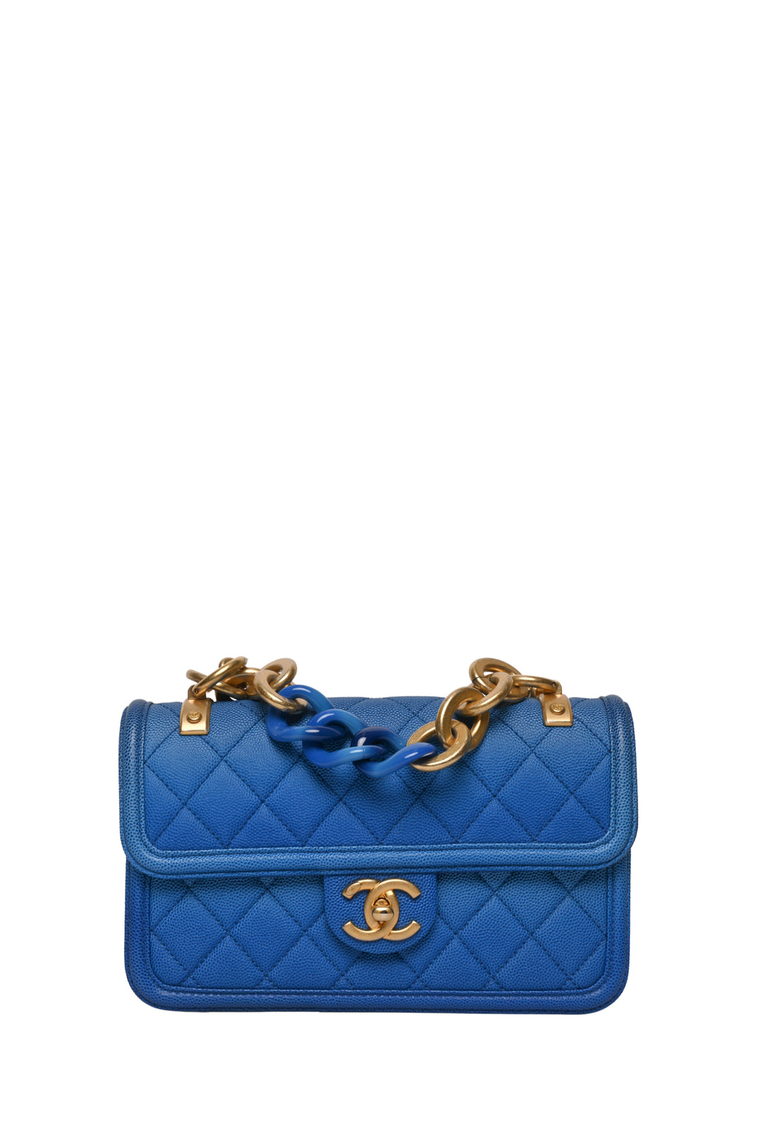Chanel 2019 Caviar Quilted Small Sunset on The Sea Flap Bag