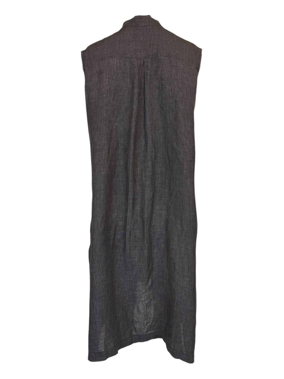 Eskandar Size 1 Linen Sleeveless Button-Up Dress