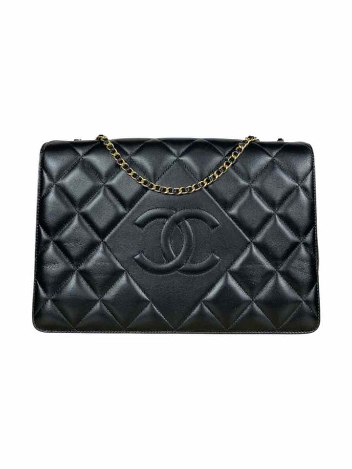Chanel 2013 Quilted Diamond CC Flap Bag