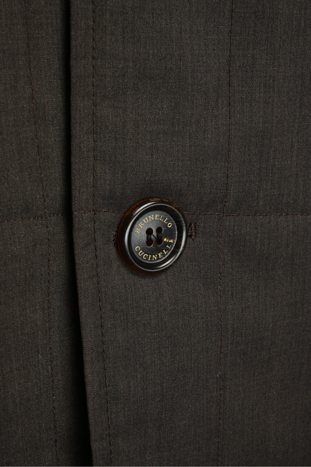 Brunello Cucinelli Size M Men's Wool & Silk Quilted Single Breasted Jacket