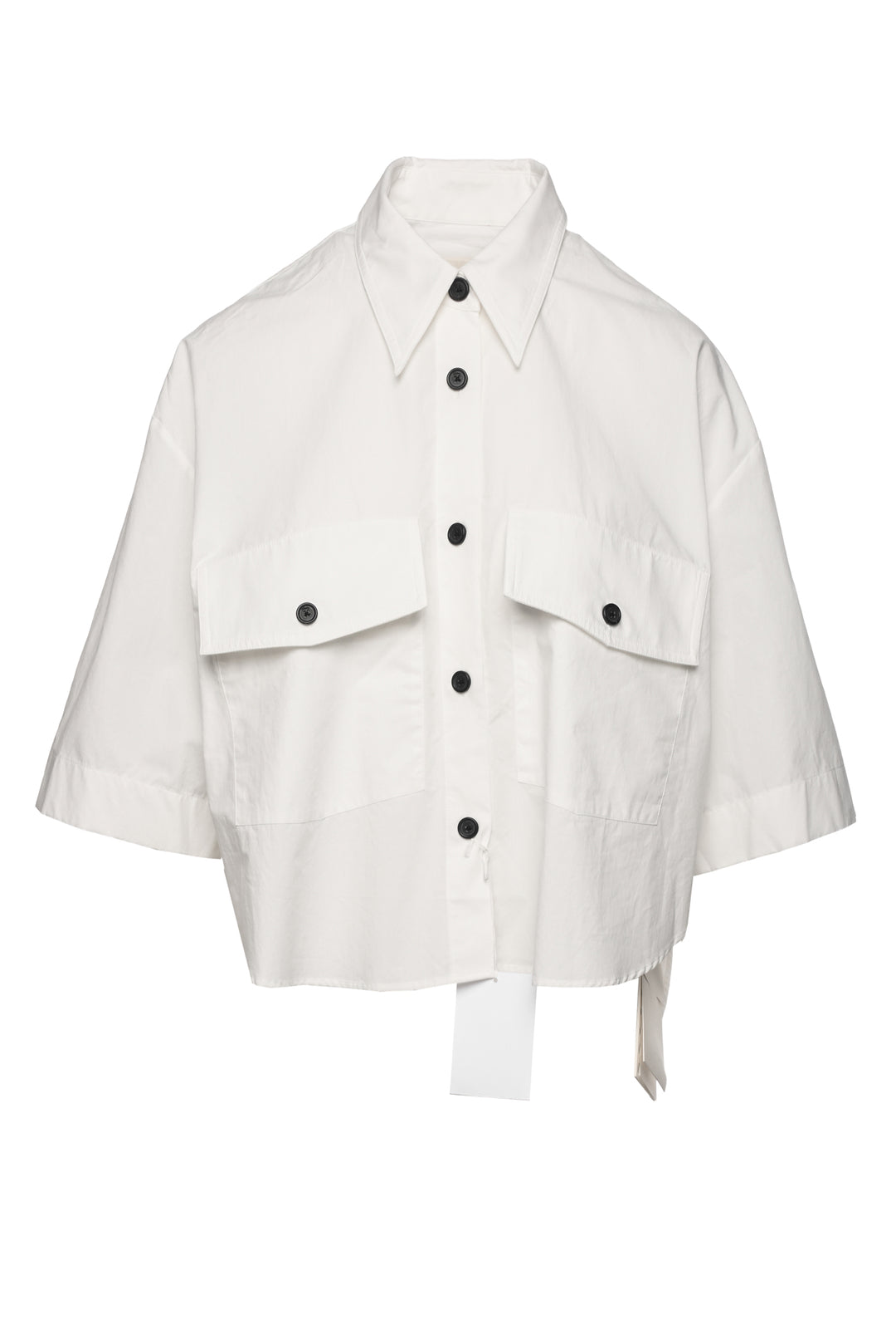 Khaite Size S Mahsha Cropped Cotton Shirt