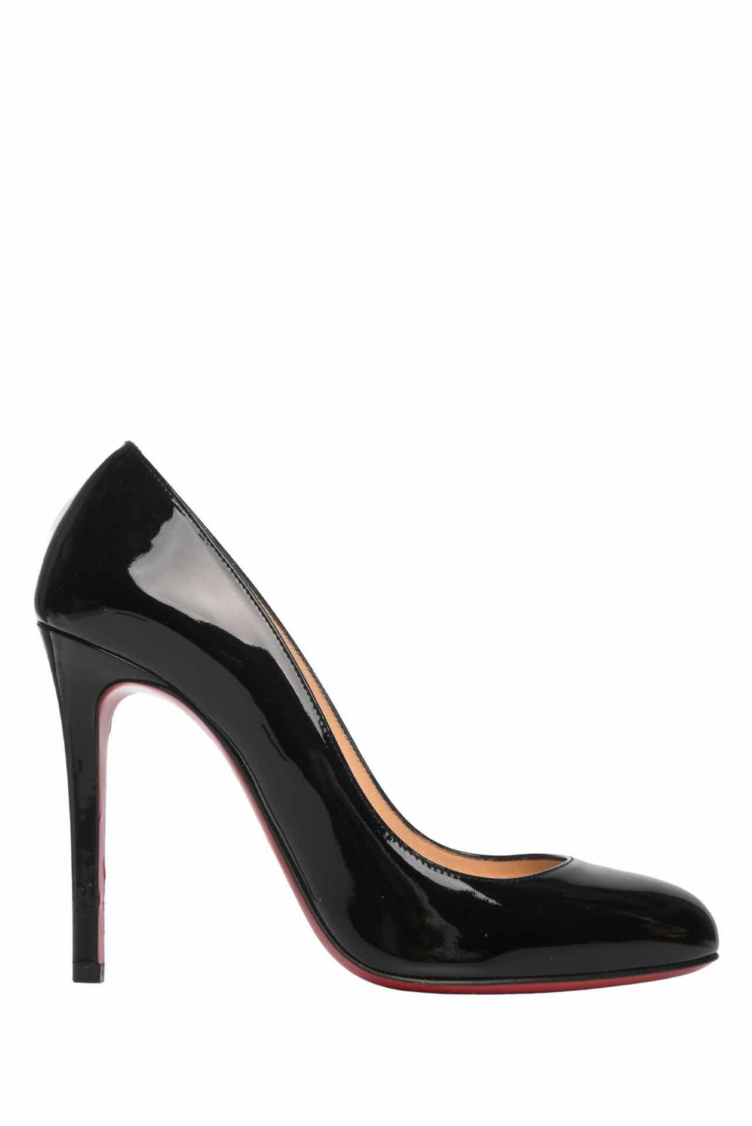 Louboutin Size 37.5 Round Toe Patent Pumps