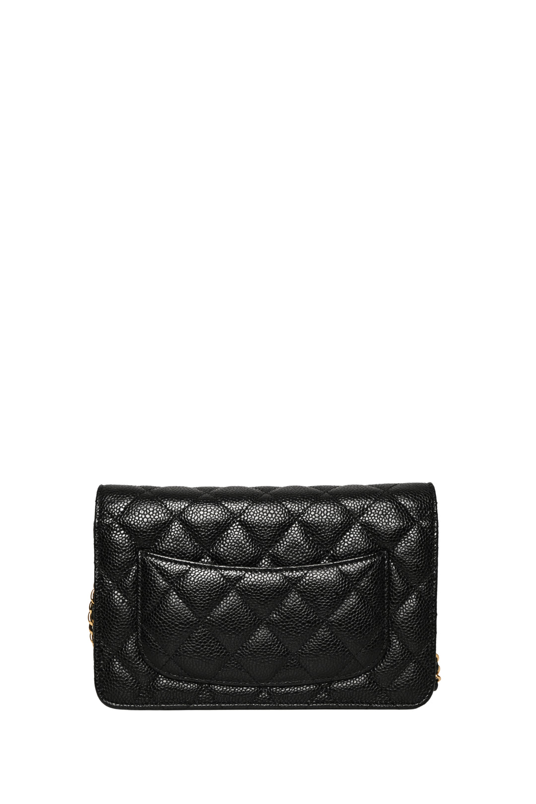 Chanel 2013-2014 Quilted Caviar Classic Wallet on Chain