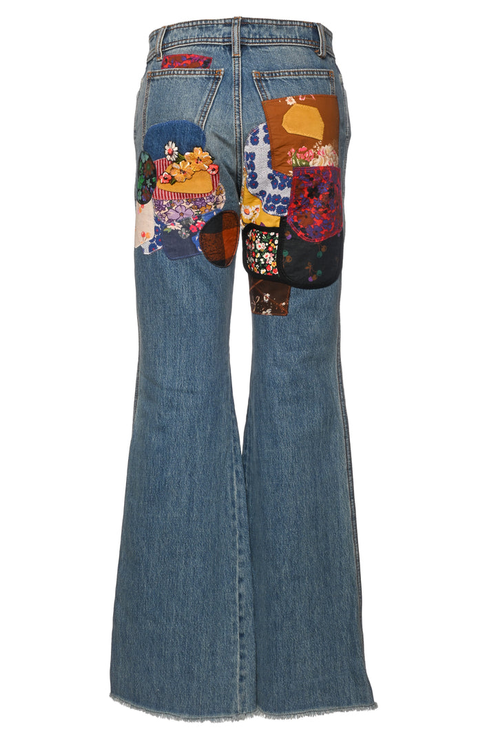 Coach Size 2 Patched Jeans