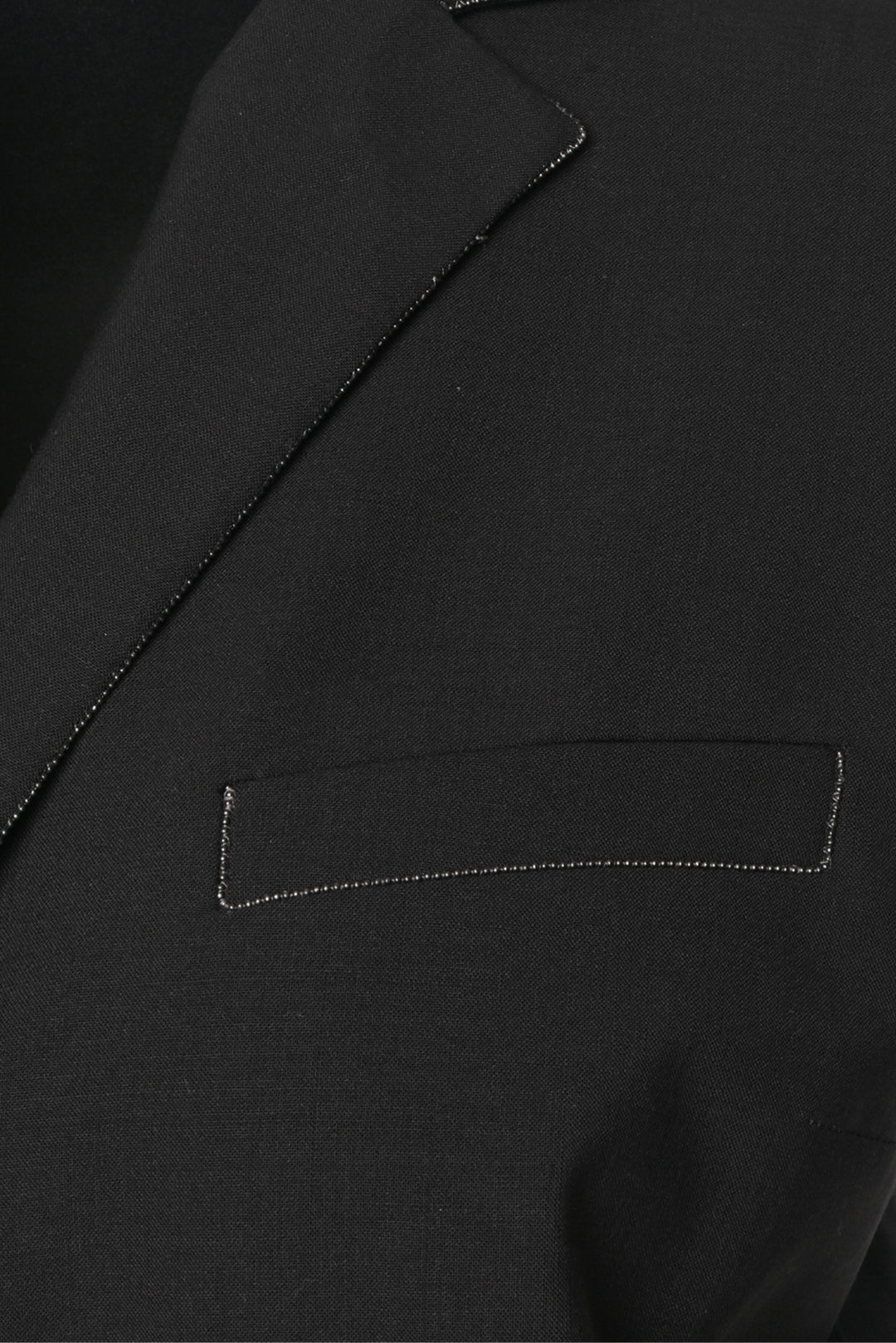 Brunello Cucinelli Size S Monili Beaded Trim Jumpsuit