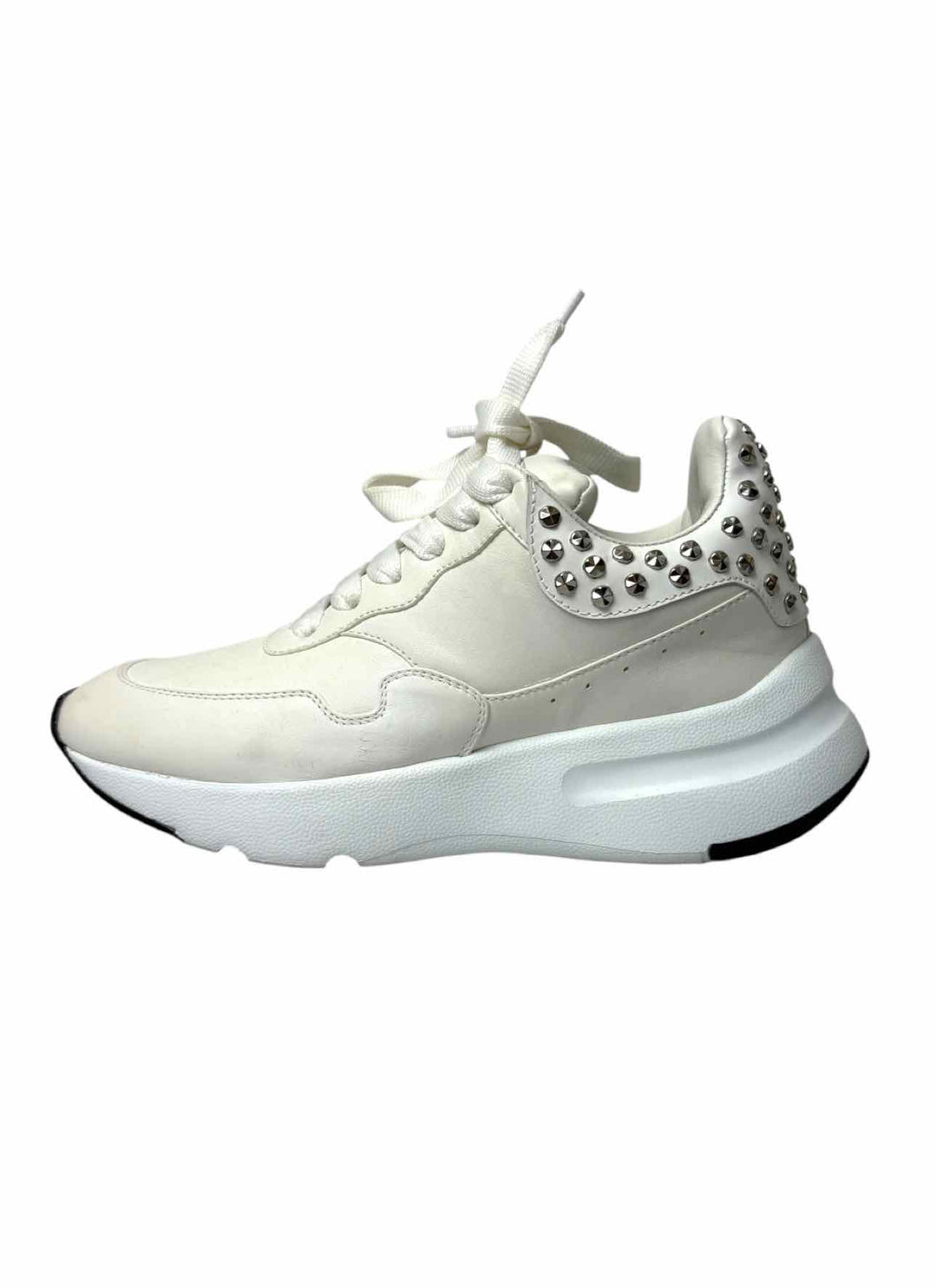 Alexander Mcqueen Size 6.5 Studded Leather Sneaker