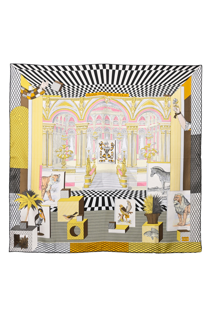 Hermes Grand Theatre Nouveau Silk Scarf 90