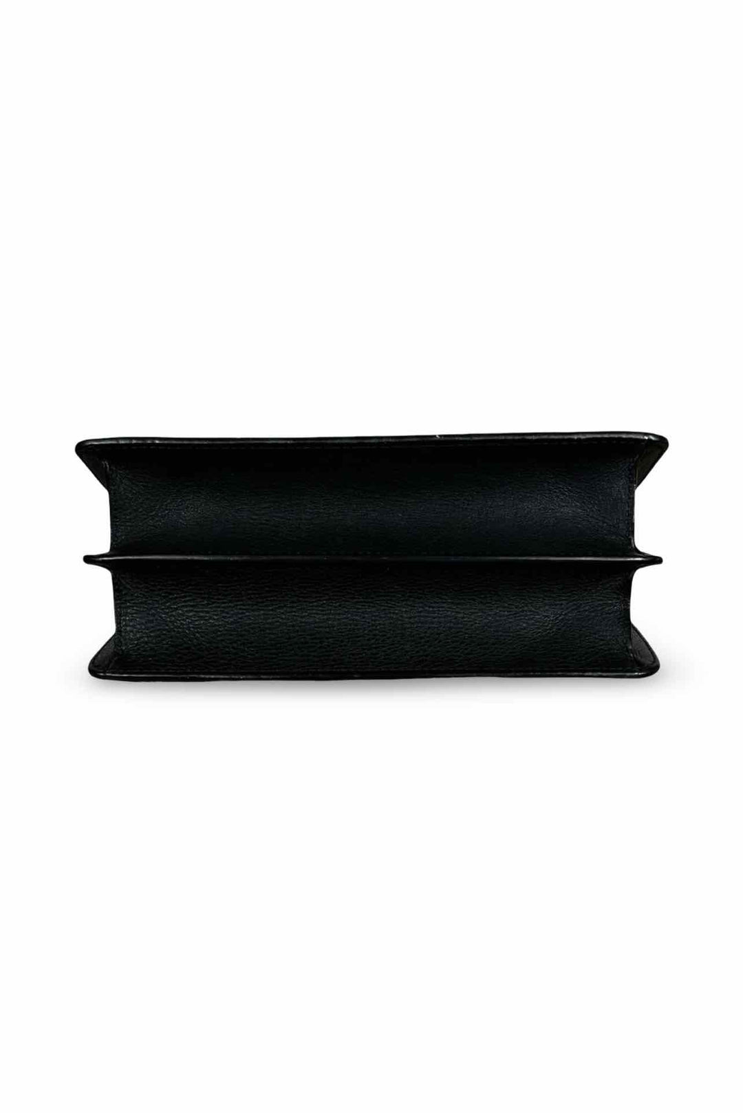 Strathberry Monochrome Weave Mini East/West Calfskin Leather Crossbody