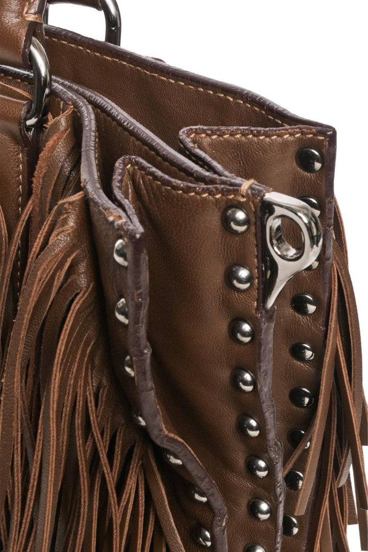 Prada Nappa Fringe Tote