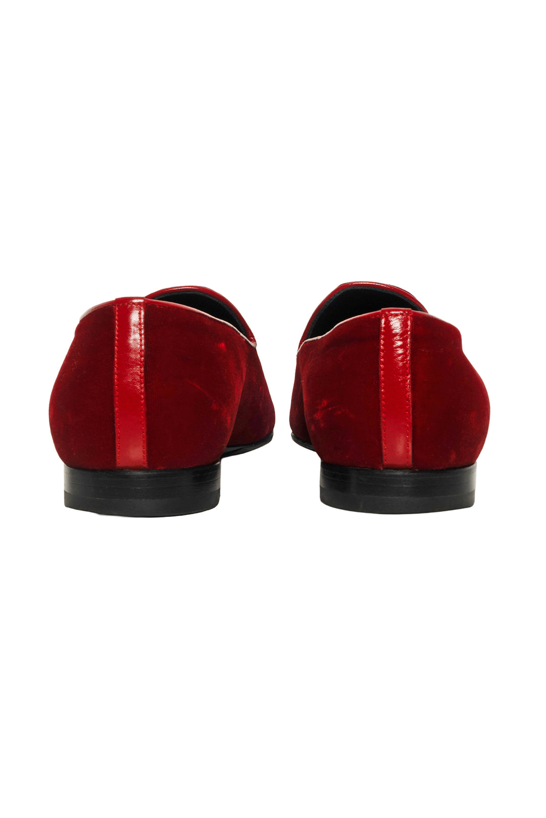 Versace Size 40.5 Men's Medusa Emblem Velvet Loafers