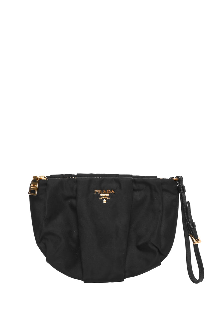 Prada Raso Wristlet Pouch