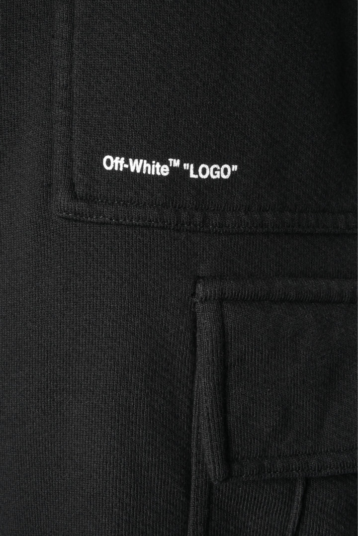 OFF-WHITE  Size S Men's "Logo" Cargo Sweatpants