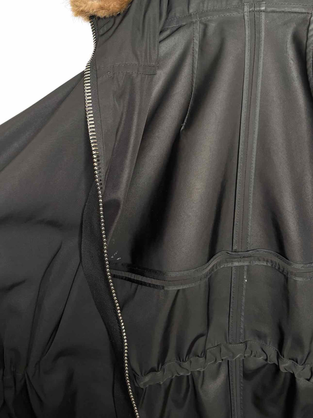 Georges Rech Fur Trim Hooded Size 1 Coat