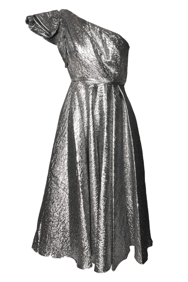 Mac Duggal Size 0 One ShoulderMidi Dress