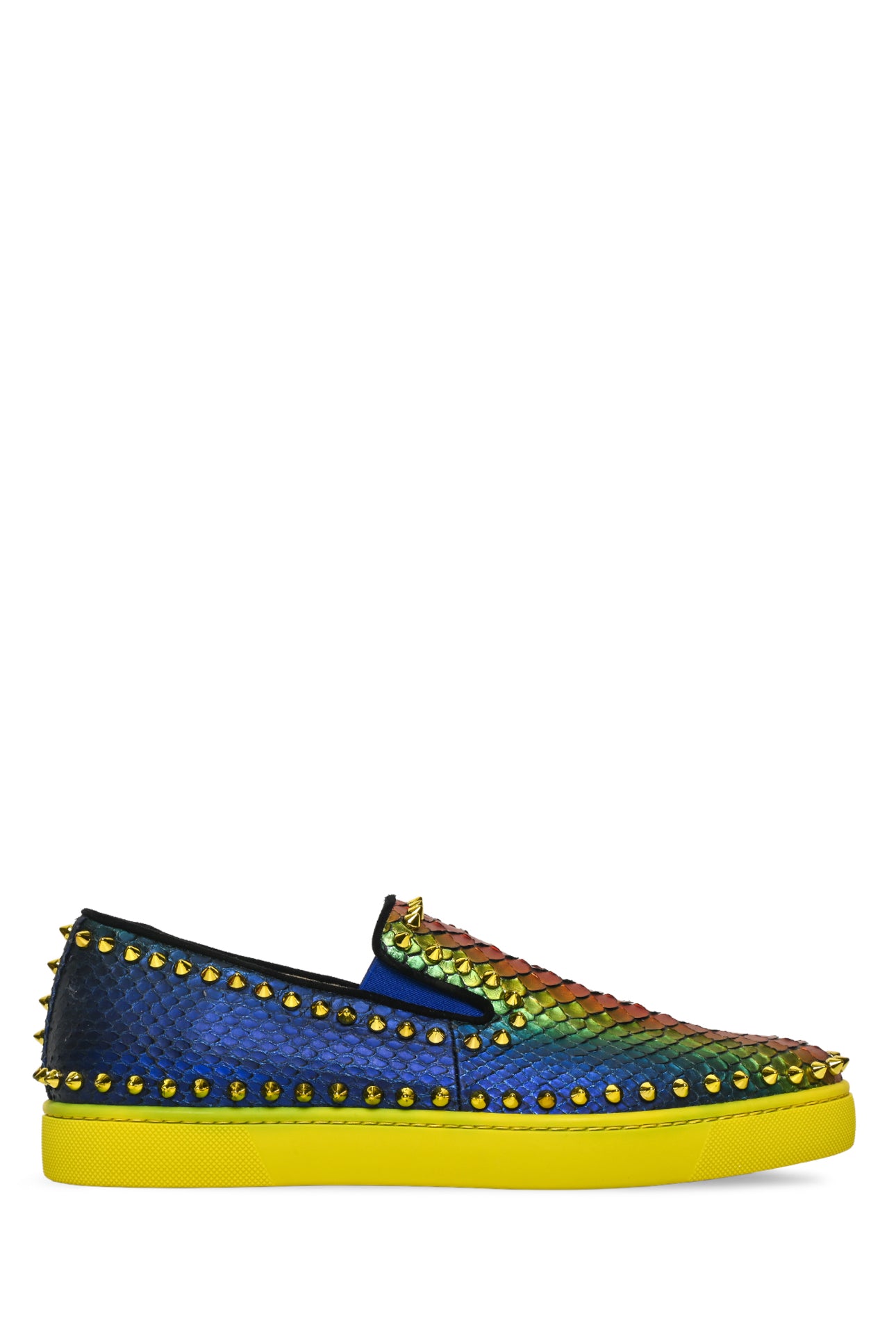 Mens Shoe Size 41.5 Christian Louboutin Men's Pik Boat Python