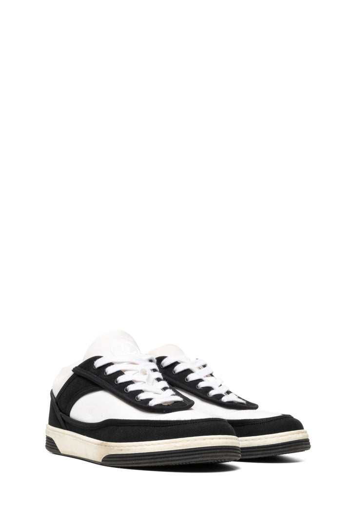 Chanel Size 36 Interlocking CC Fabric Sneaker