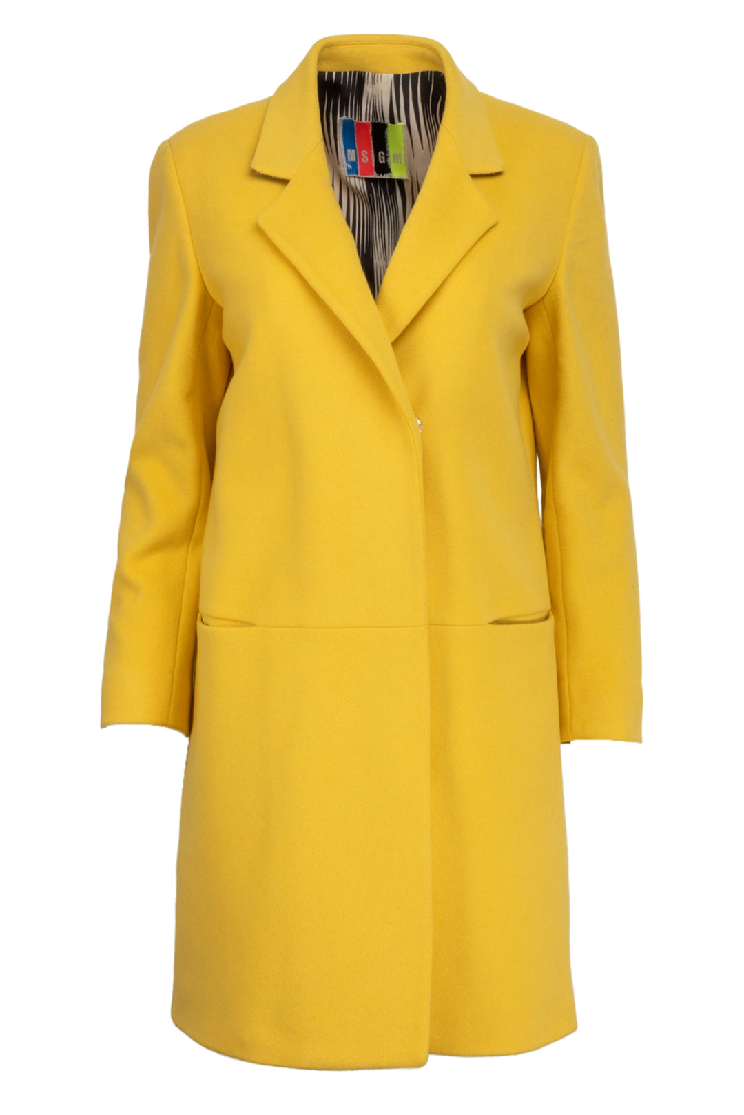 MSGM Size 42 Wool Blend Coat