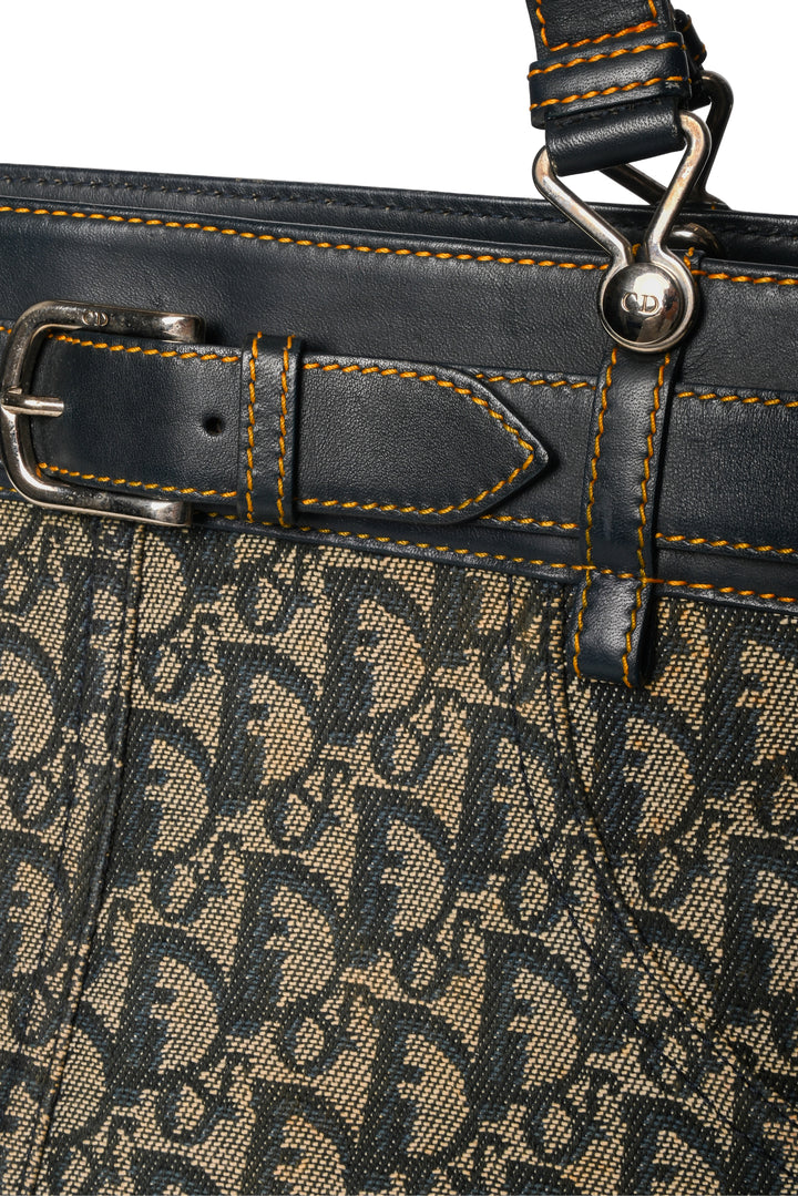 Dior 2001 Diorissimo Trotter Denim Tote