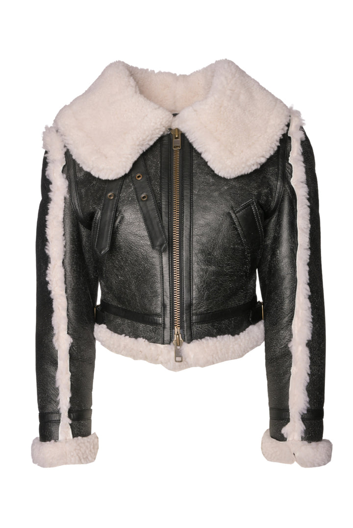 R13 Size M 2023 Shrunken Flat Sleeve Aviator Jacket