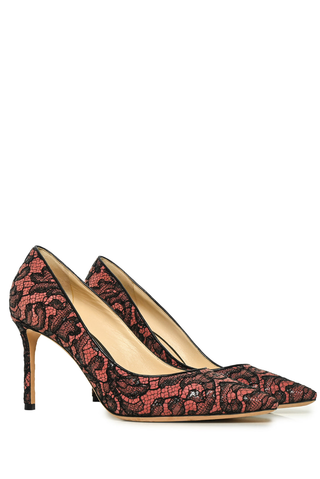 Jimmy Choo Size 40.5 Romy 85 Lace Pumps