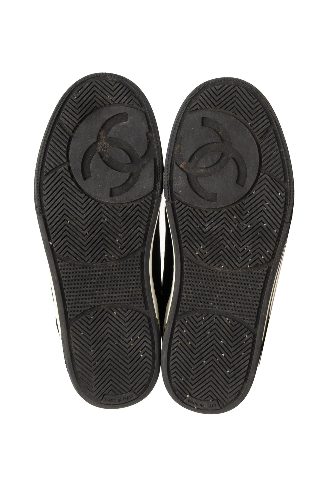 Chanel Size 36 Interlocking CC Fabric Sneaker