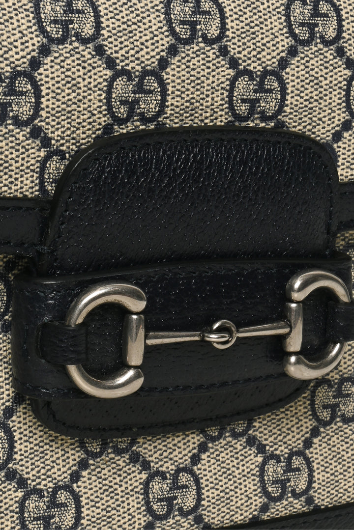Gucci GG Supreme Horsebit 1955 Small Shoulder Bag