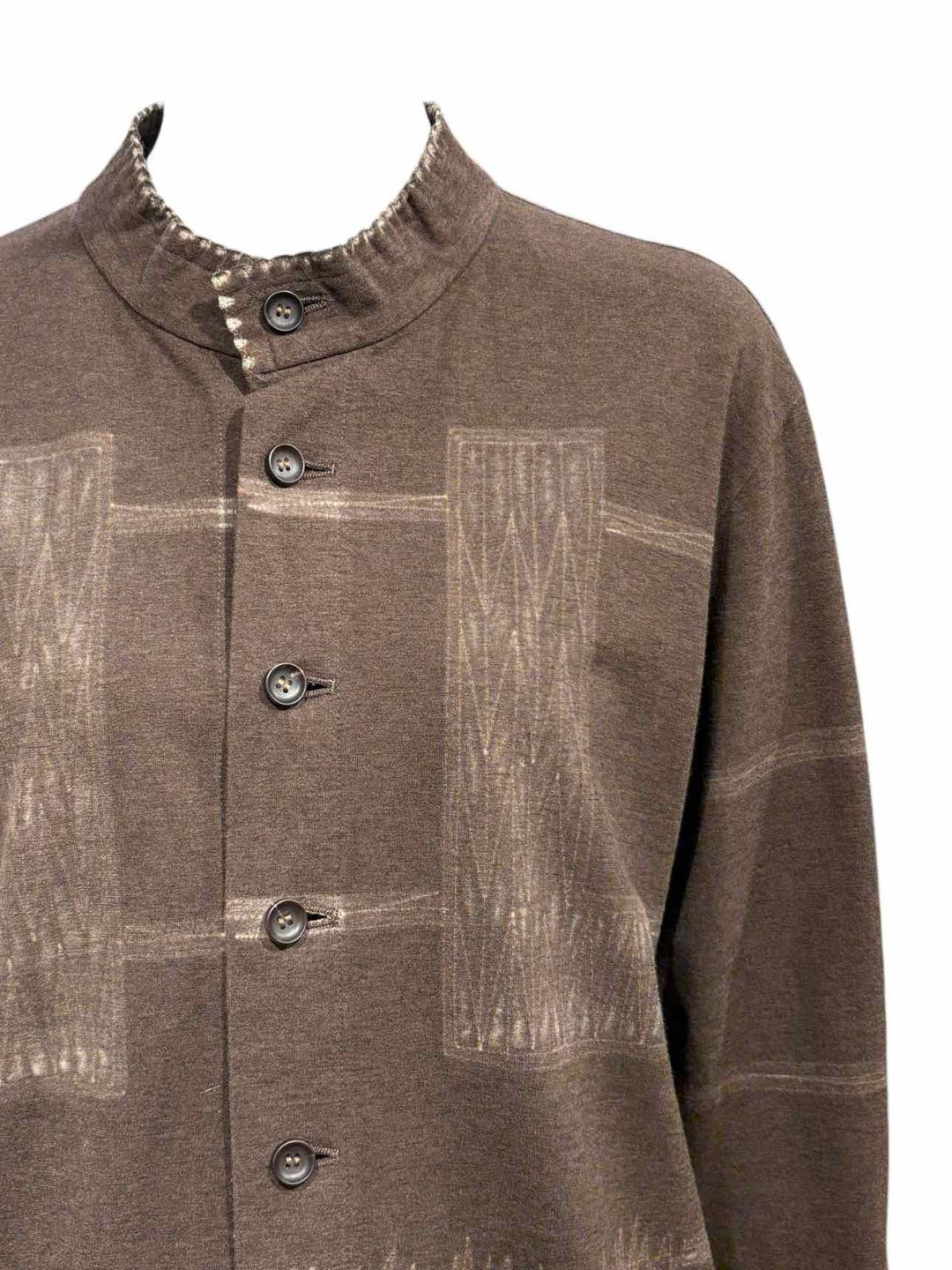 Issey Miyake Heart Haat Printed Wool Blend Size 3 Suit