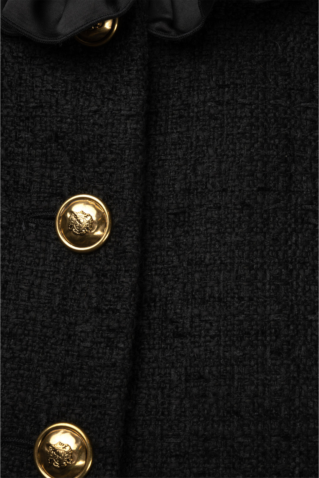 Sandro Size 38 Ruffle Tweed Jacket