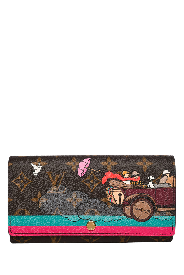 Louis Vuitton 2015 Limited Edition Christmas Animation Sarah Wallet