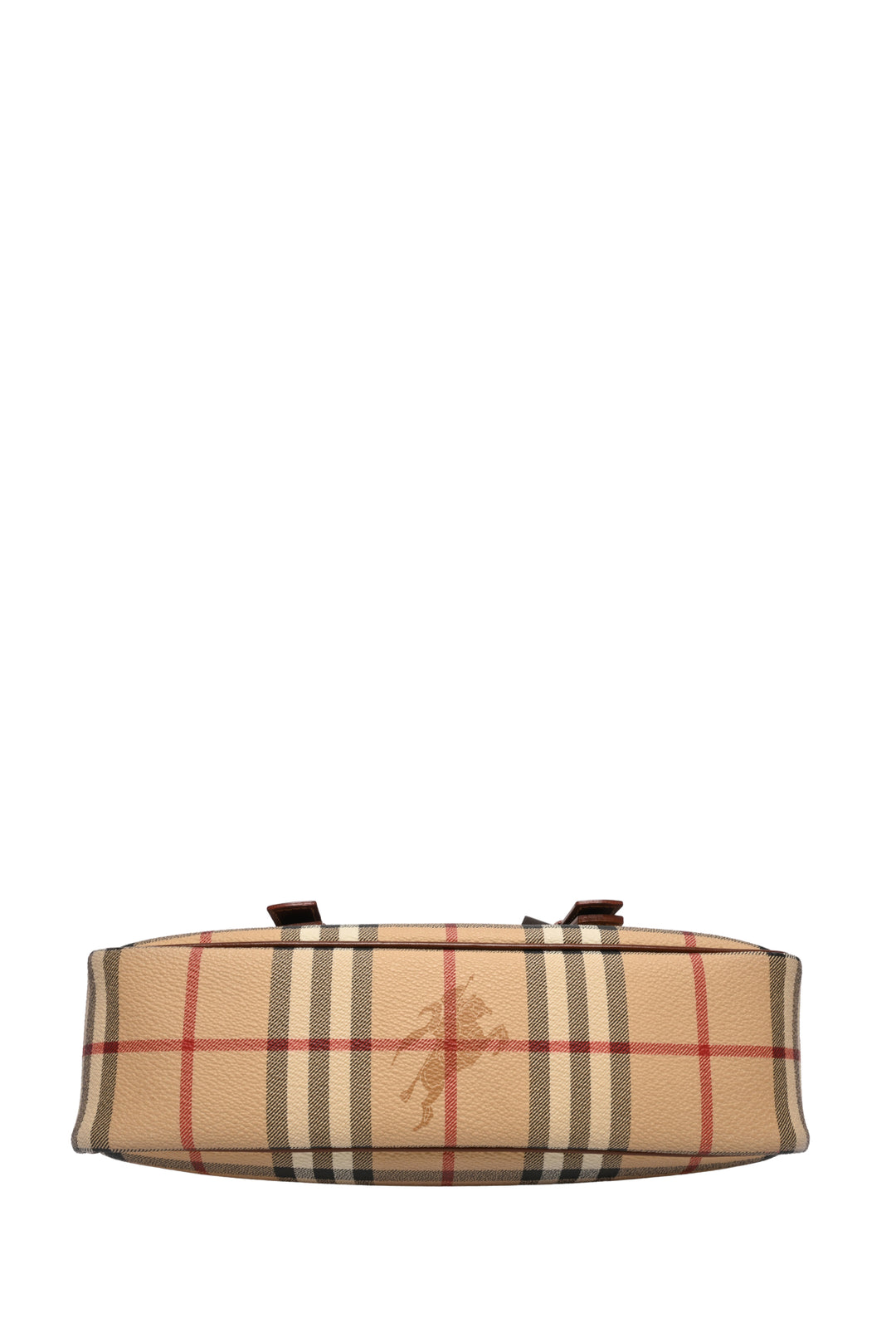 Burberry Check Print Coated Canvas Crossbody Messenger Bag