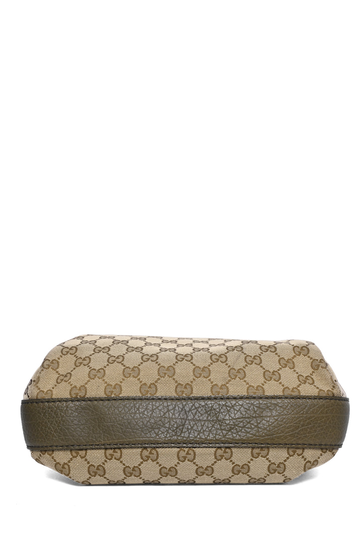 Gucci GG Canvas Bamboo Bar Hobo Bag