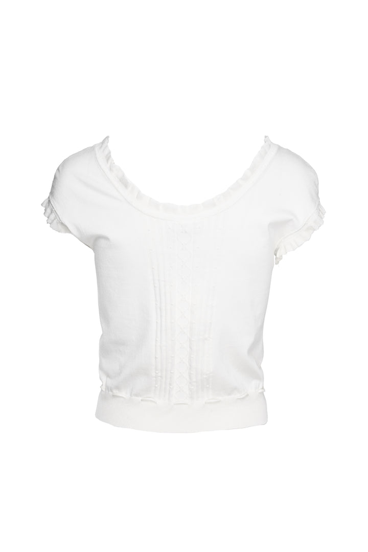 Hermes Size 38 Short Sleeved Sweater