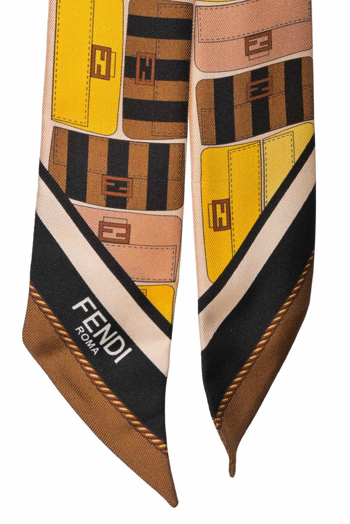 Fendi Wrappy Silk Scarf