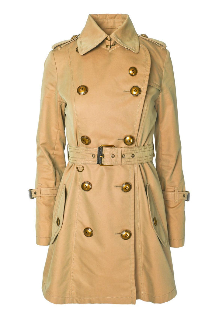 Burberry Blue Label Size 38 Double Breasted Trench Coat