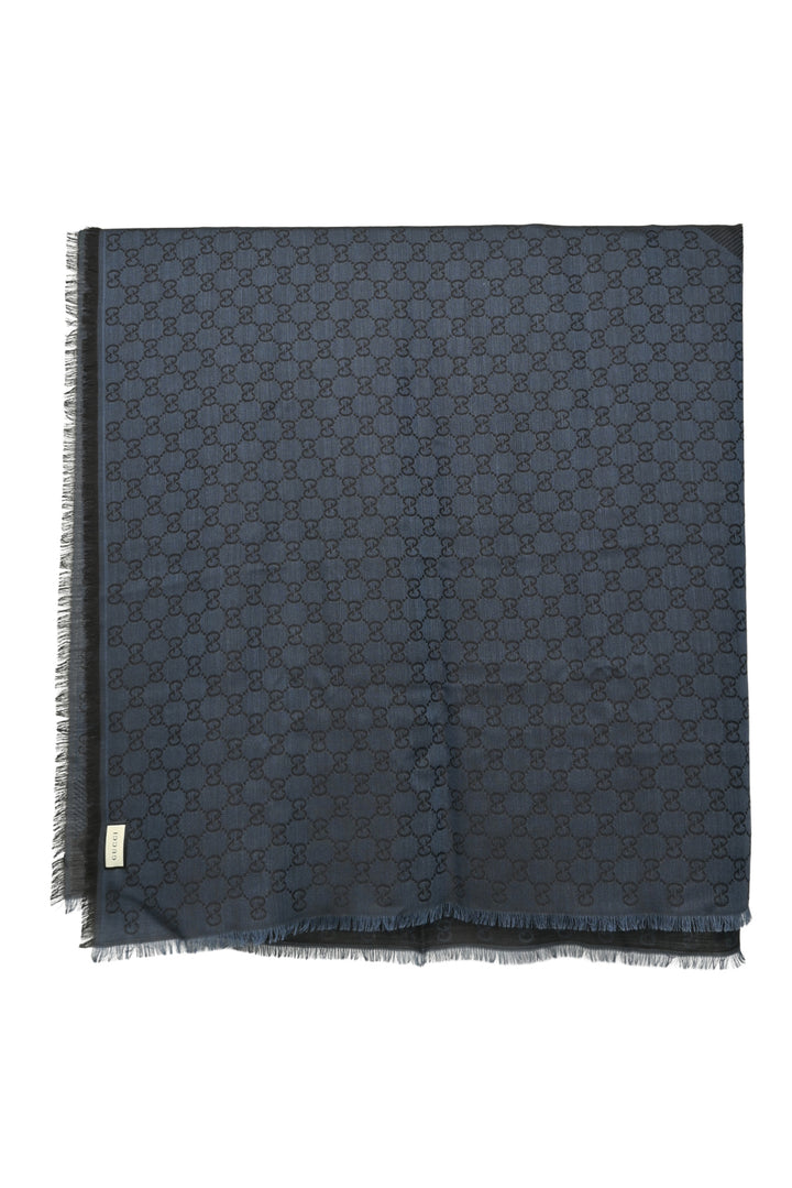 Gucci Monogram GG Wool & Silk Shawl