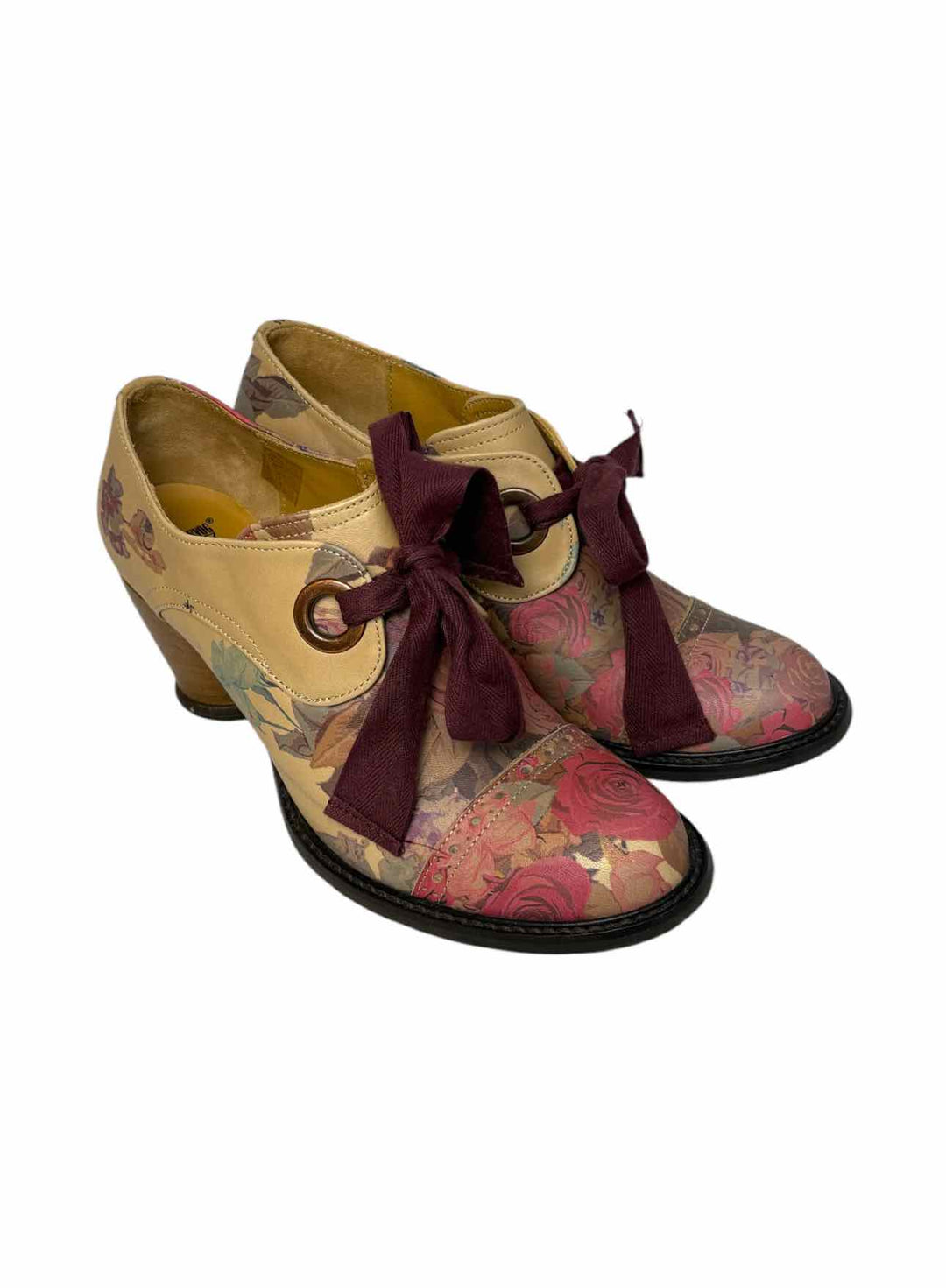 John Fluevog Size 10 East End Templeton Lace-up Pumps