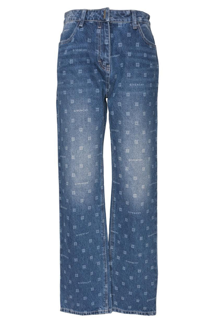 Givenchy Size L 4G Logo Stamp Jeans