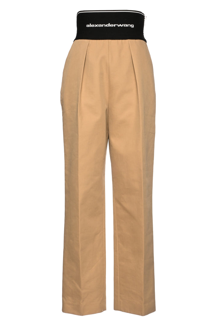 Alexander Wang Size 2 High-Waisted Straight Leg Pants