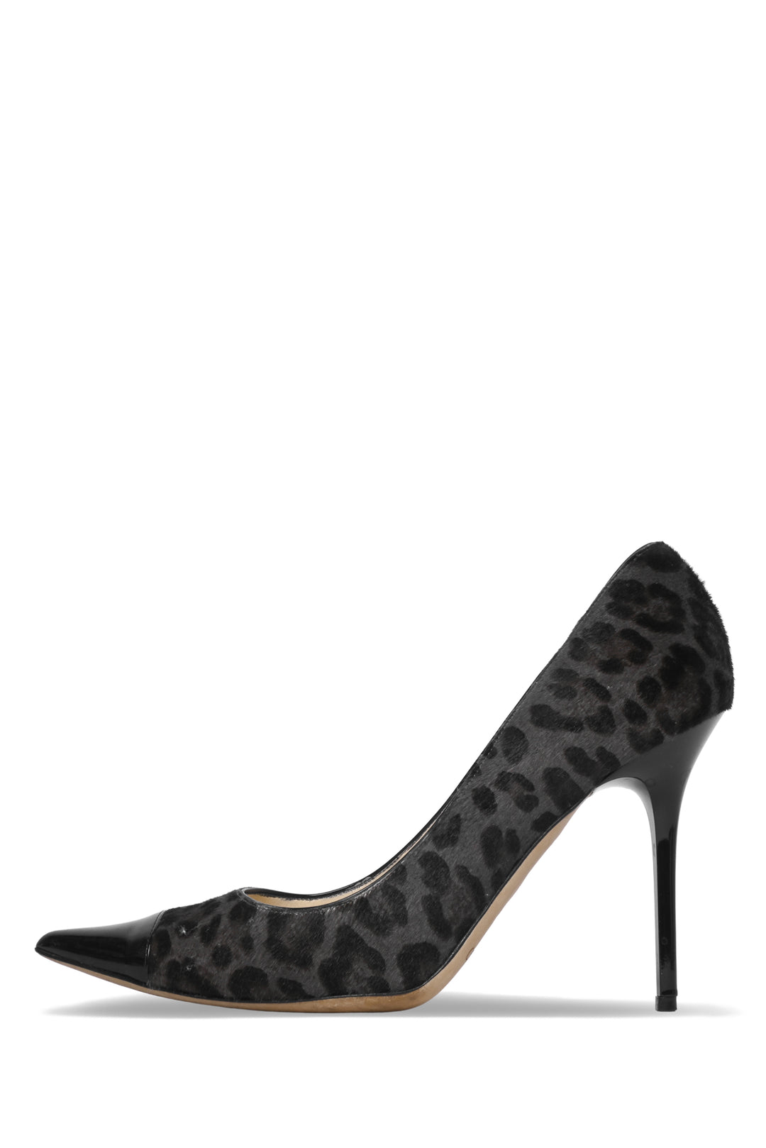 Jimmy Choo Size 37 Leopard Print Pony Hair Pumps