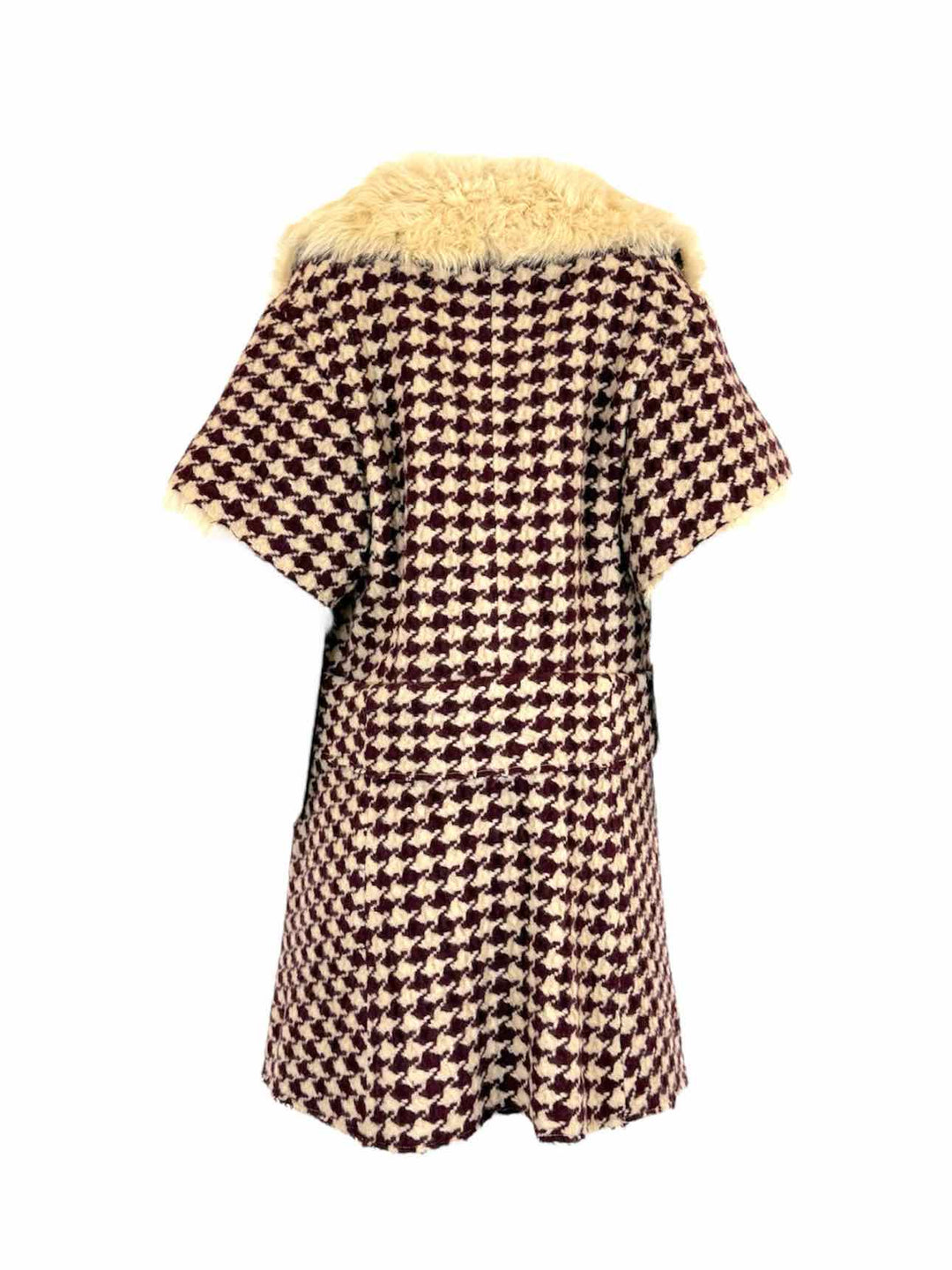 Marni Size 40 Lamb Shearling Trimmed Coat