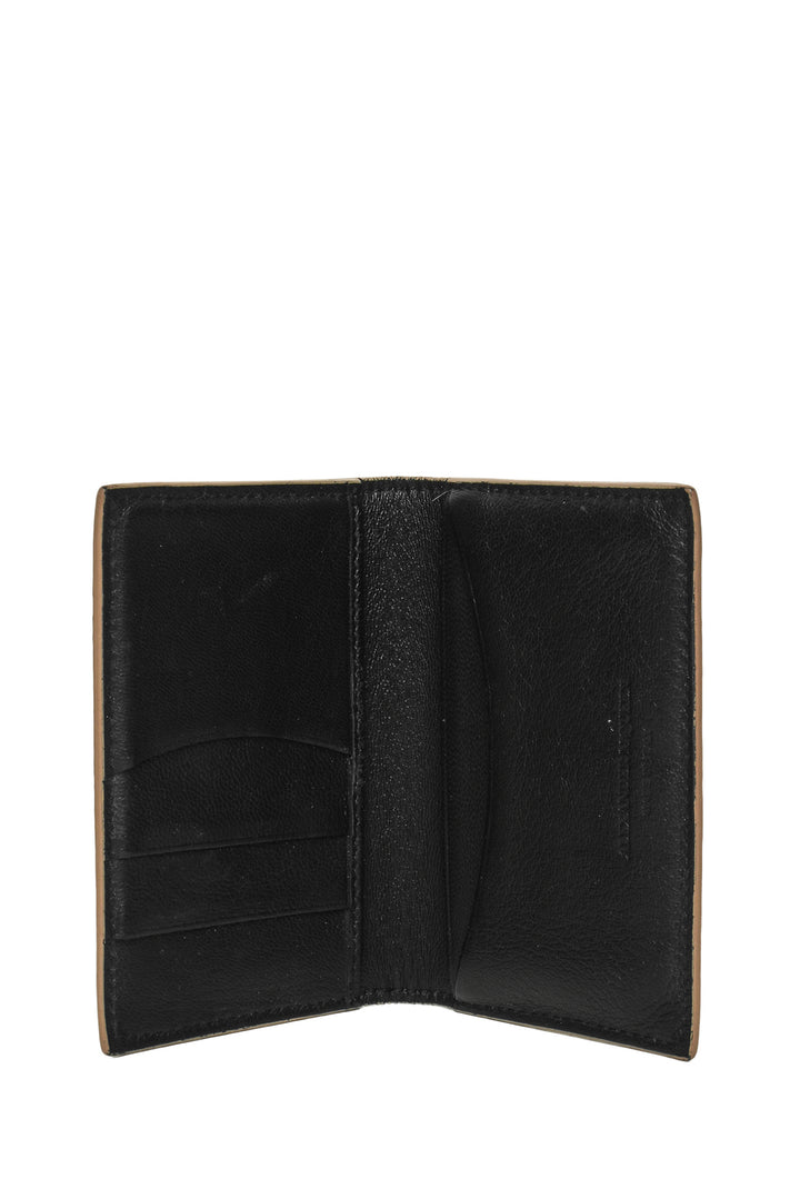 Alexander Mcqueen Skull Bifold Leather Card Holder Wallet