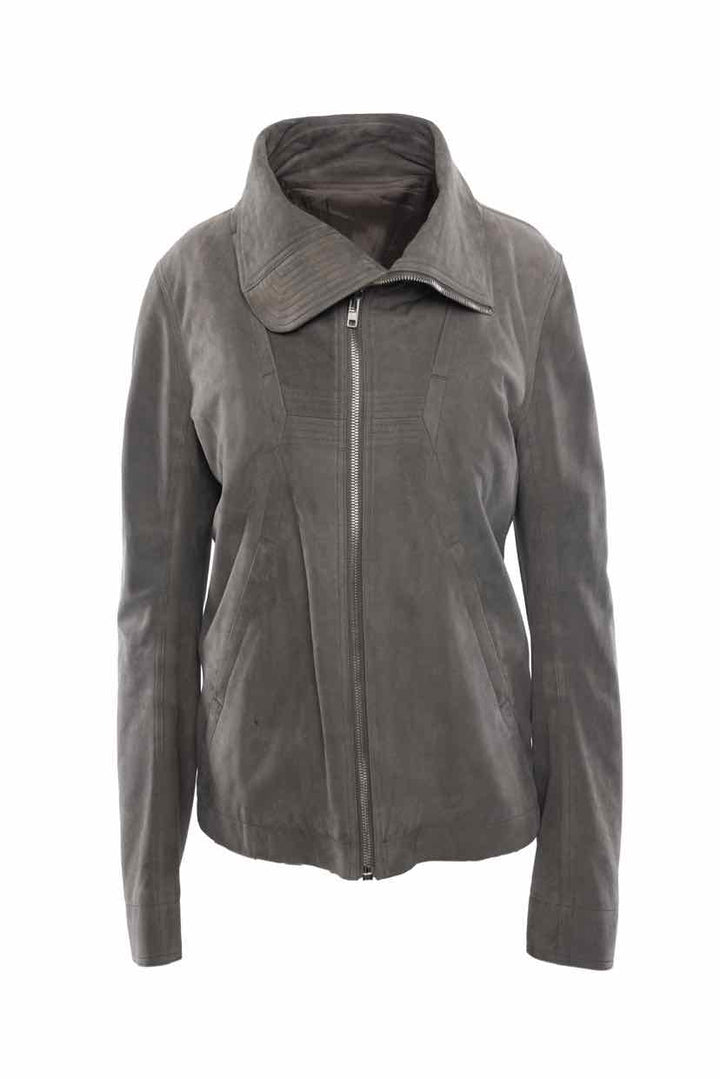 Rick Owens Size 42 Men's Lamb Leather Moto Jacket