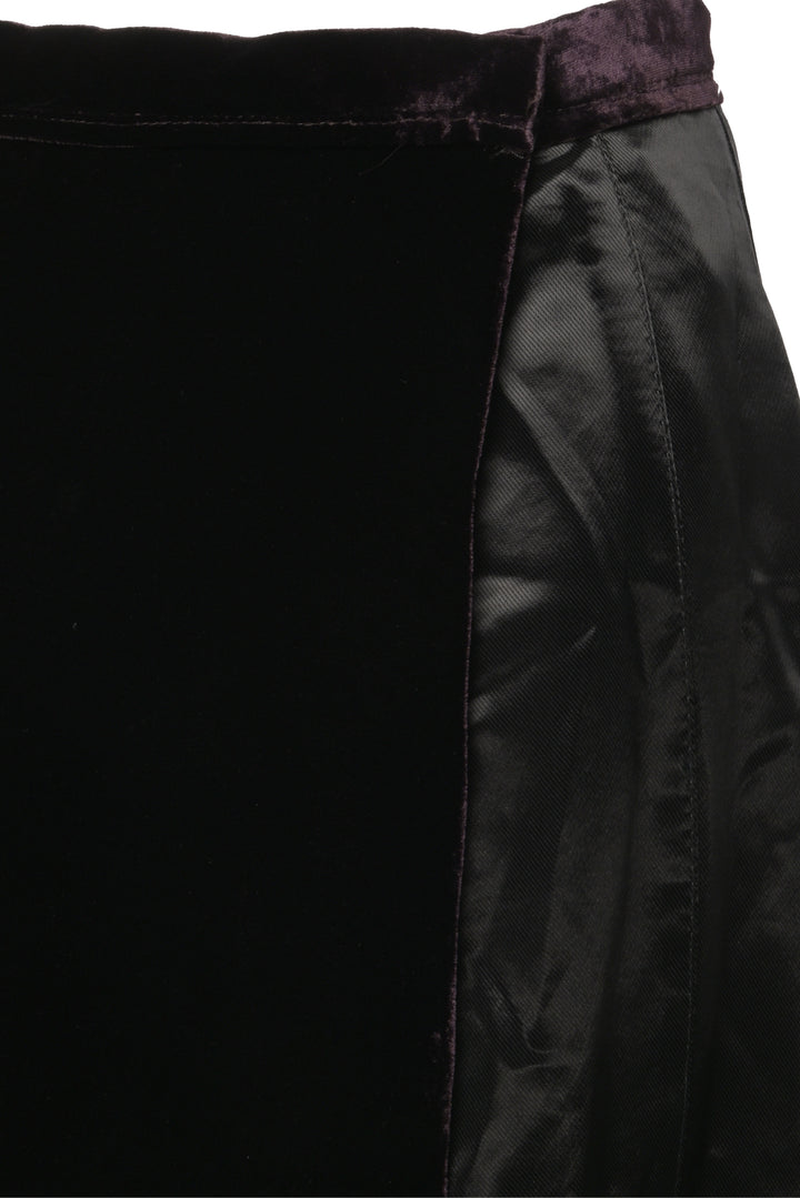 Marni Size 42 Velvet Wrap Skirt